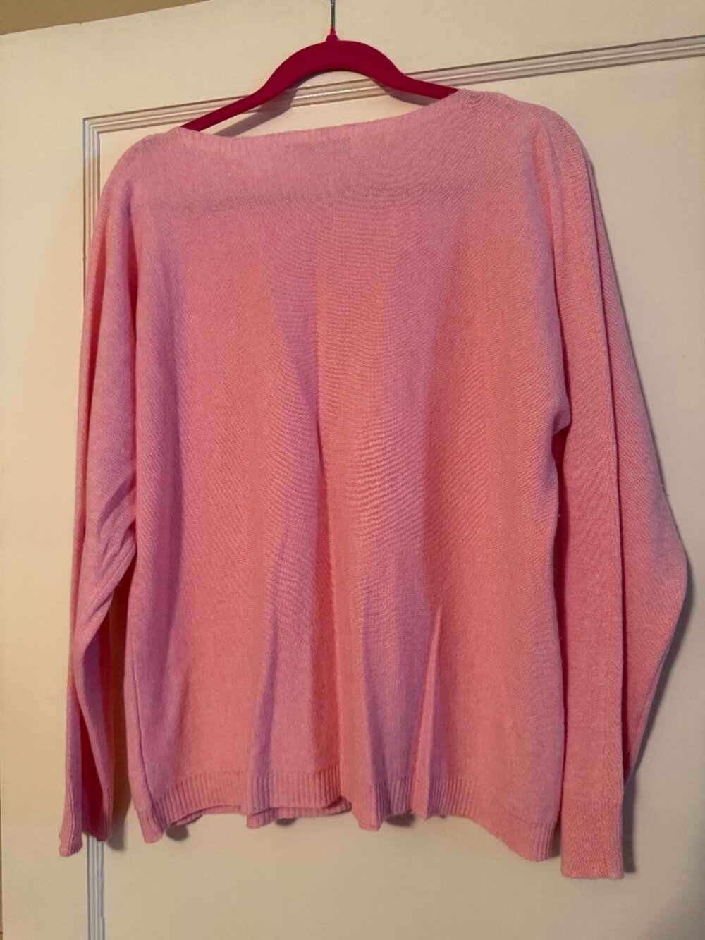 Bianco & Blu Sweater XL Pink Quiet Luxury Coquette Cozy Soft